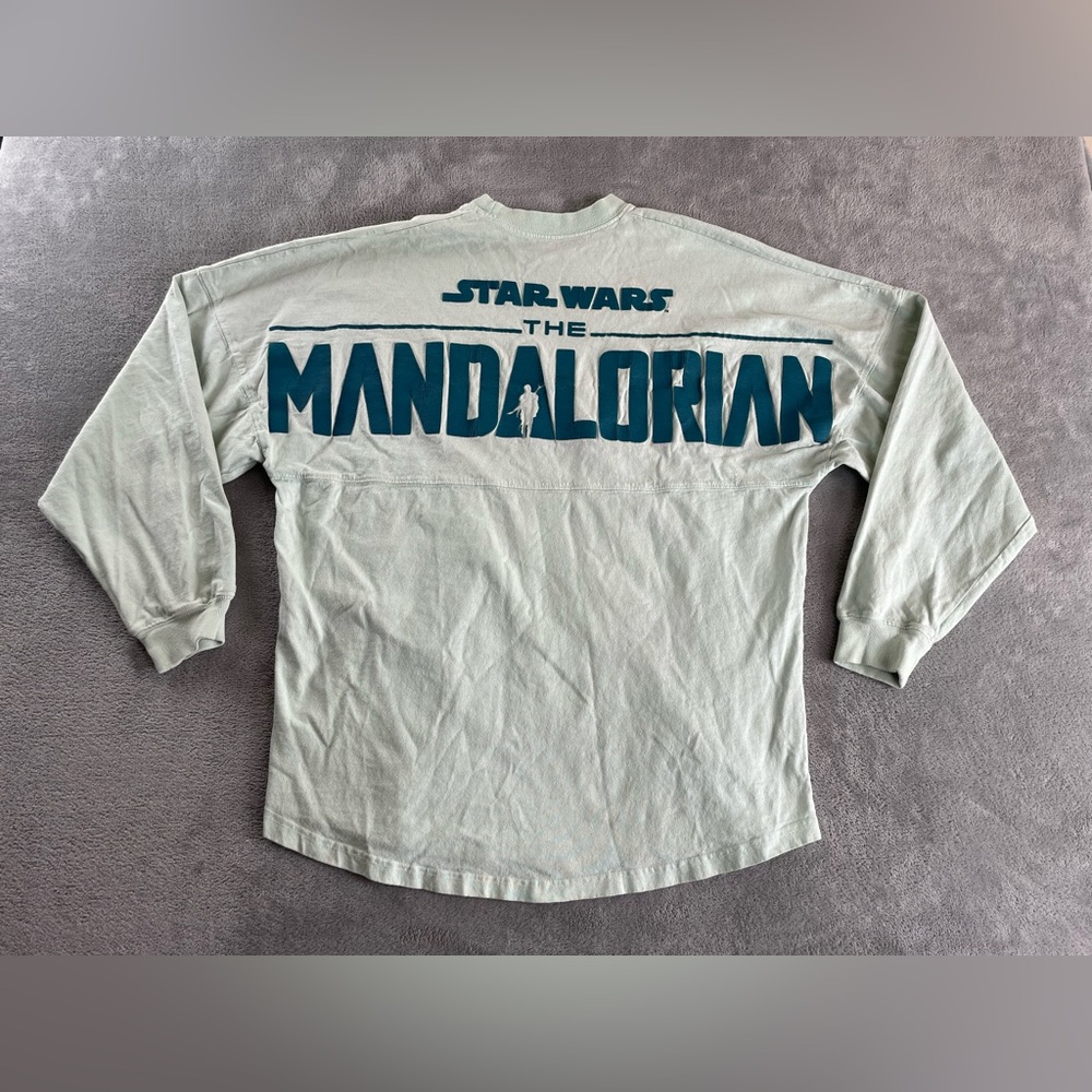 Disney Star Wars Spirit Jersey Baby Yoda The Mandalorian Adult Small Light Mint